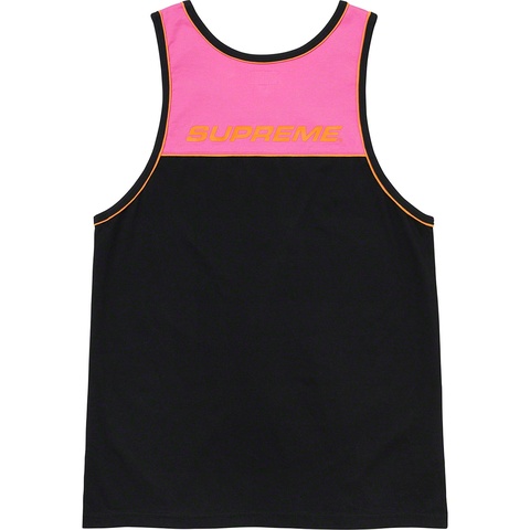 Supreme Piping Tank Top - Black