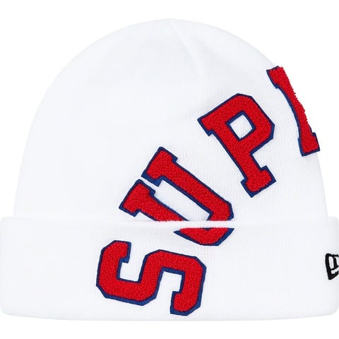 Supreme New Era® Big Arc Beanie - White
