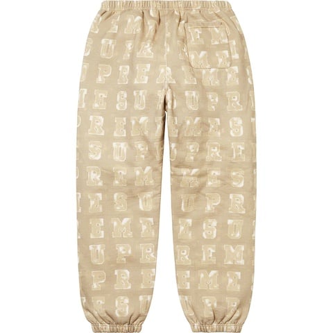 Supreme Blocks Sweatpant - Tan