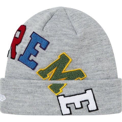 Supreme New Era® Big Arc Beanie - Heather Grey