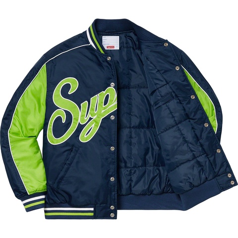Contrast Script Varsity Jacket - fall/winter 2020 - Supreme