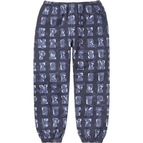Supreme Blocks Sweatpant - Navy