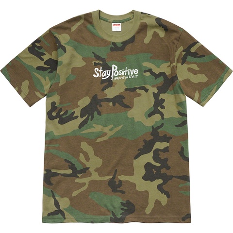 【20SS】Supreme Stay Positive Tee カモ柄 Lサイズ Stay Positive Tee - fall/winter 2020 - Supreme