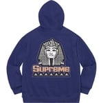 Supreme Pharaoh Studded Hooded Sweatshirt (FW20) - Washed Navy