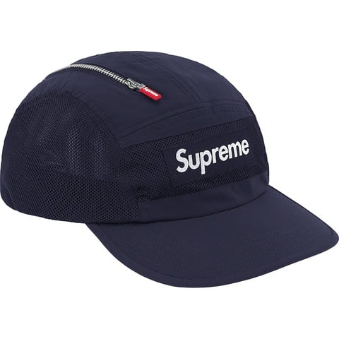 Supreme Zip Mesh Camp Cap - Navy