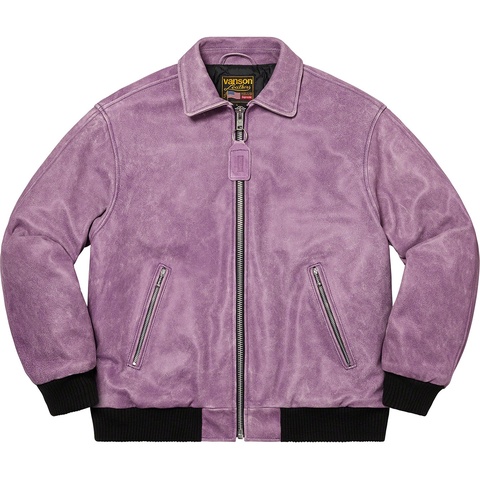 Supreme®/Vanson Leathers® Worn Leather Jacket - Supreme