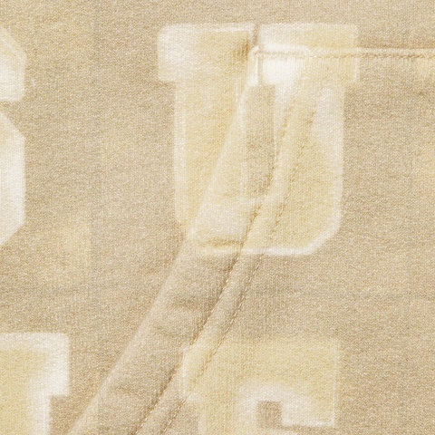Supreme Blocks Hooded Sweatshirt - Tan