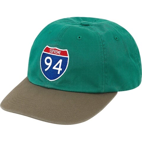 Supreme Interstate 6-Panel - Green