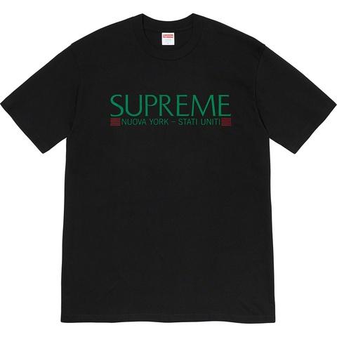 Supreme Nuova York Tee - Black