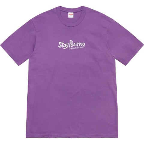 Supreme Stay Positive Tee - Purple