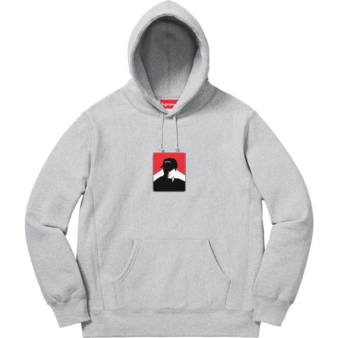 Supreme Portrait Hooded Sweatshirt - Heather Grey