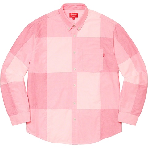 トップス Supreme Patchwork Oxford Shirts Patchwork Oxford Shirt - fall/winter 2020 - Supreme