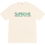 Supreme Nuova York Tee (FW20) - Natural