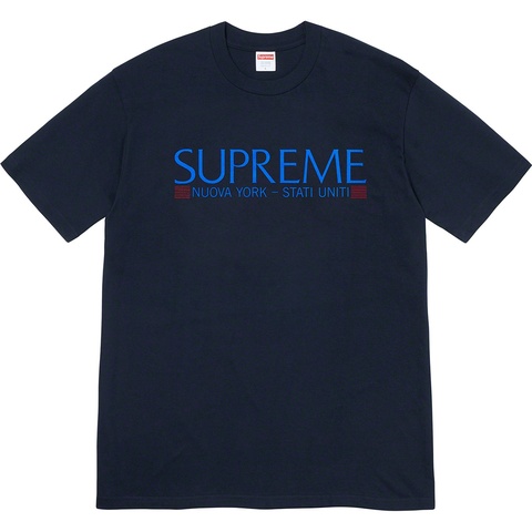 Supreme Nuova York Tee - Navy