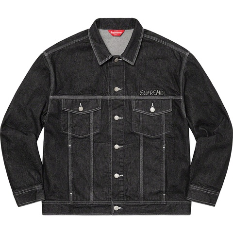 Supreme Supreme®/Smurfs™ Denim Trucker Jacket - Black