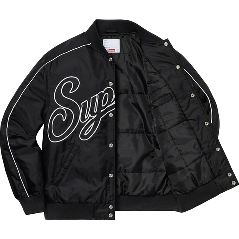 Contrast Script Varsity Jacket - fall/winter 2020 - Supreme