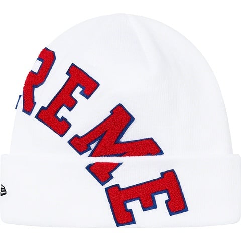 Supreme New Era® Big Arc Beanie - White
