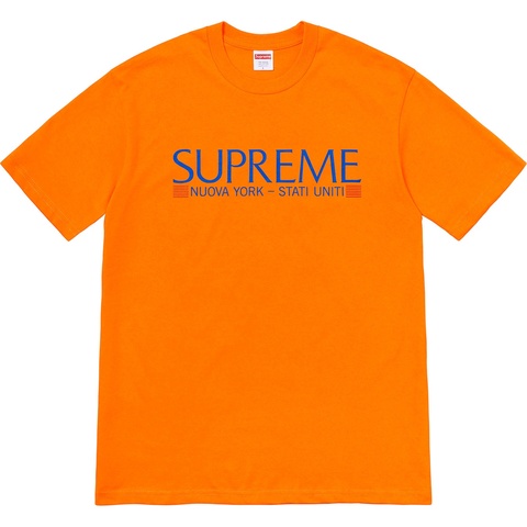 Supreme Nuova York Tee - Orange
