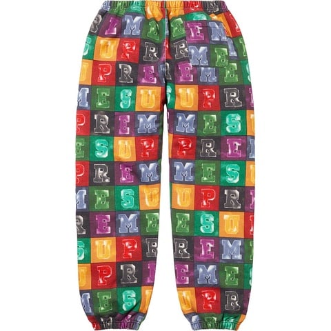 Supreme Blocks Sweatpant - Multicolor