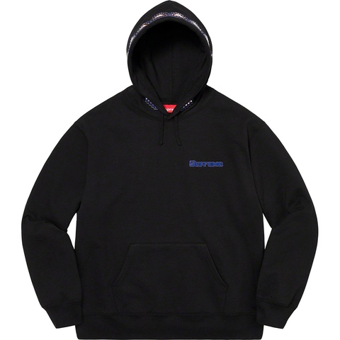 Supreme Pharaoh Studded Hooded Sweatshirt - Black