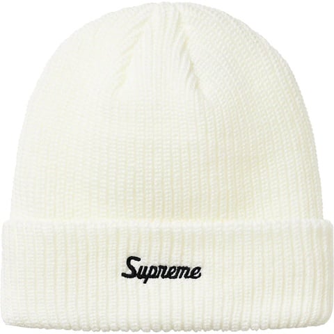 Supreme Loose Gauge Beanie 1 - White