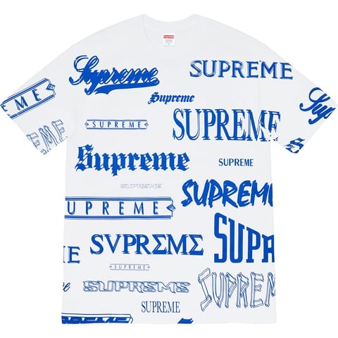 Supreme Multi Logo Tee - White
