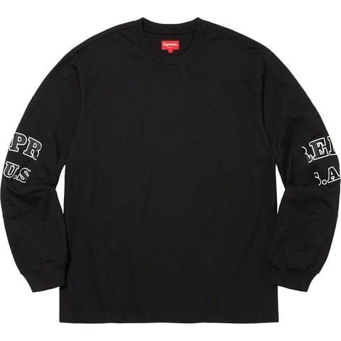 Supreme Cutout Sleeves L/S Top - Black
