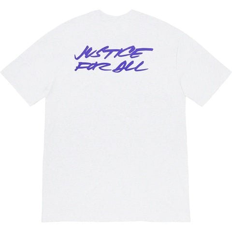 Supreme Futura Logo Tee - Ash Grey