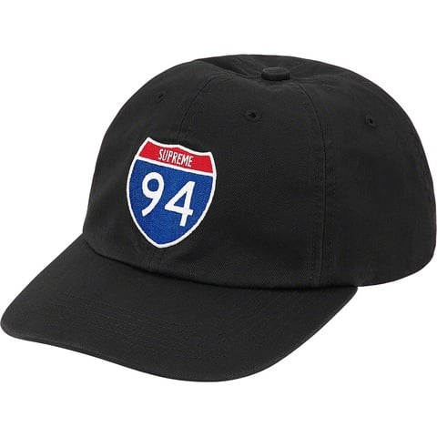 Supreme Interstate 6-Panel - Black