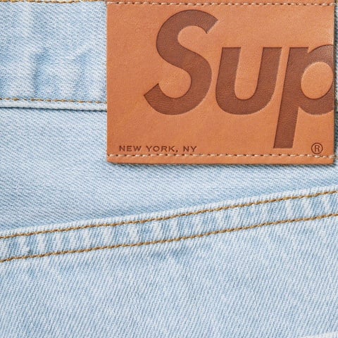 Supreme Stone Washed Slim Jean - Stone Washed Indigo