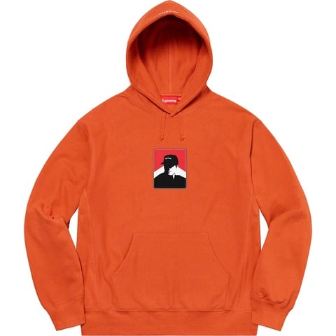 Supreme Portrait Hooded Sweatshirt - Burnt Orange