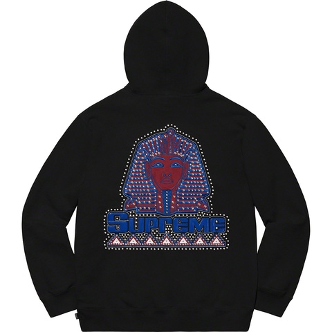 Supreme Pharaoh Studded Hooded Sweatshirt - Black