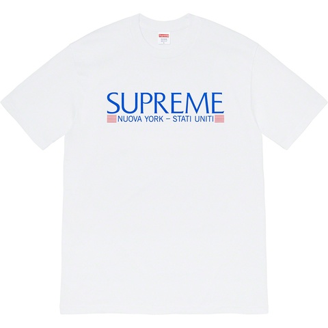Supreme Nuova York Tee - White
