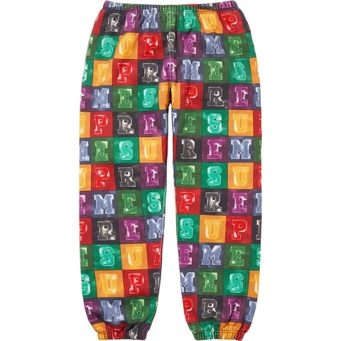 Supreme Blocks Sweatpant - Multicolor