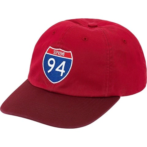 Supreme Interstate 6-Panel - Red