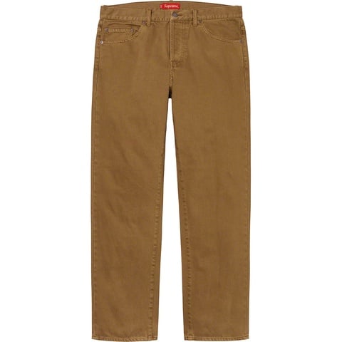 Supreme Regular Jean - Washed Brown