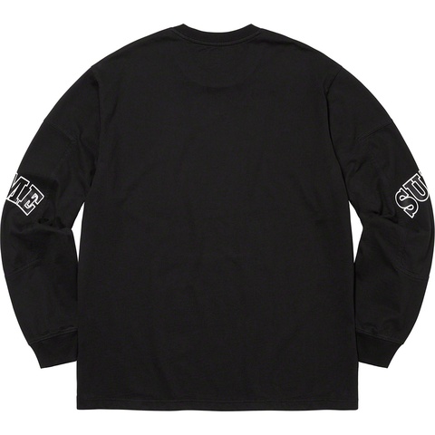 Supreme Cutout Sleeves L/S Top - Black