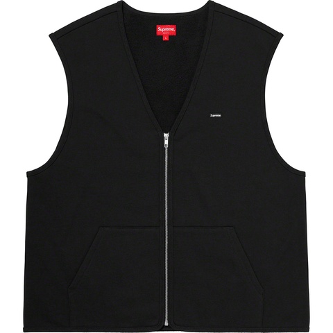 Supreme zip up sweat vest ブラック Zip Up Sweat Vest - fall/winter 2020 - Supreme