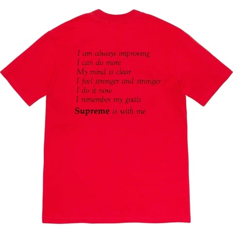 Supreme Stay Positive Tee - Red
