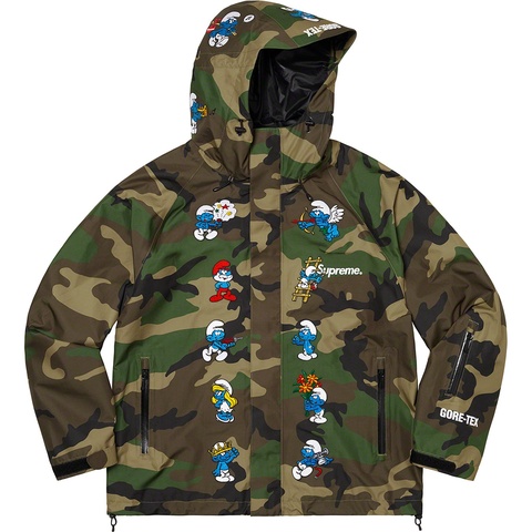 Supreme Supreme®/Smurfs™ GORE-TEX Shell Jacket - Woodland Camo