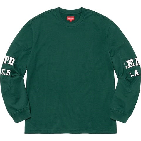 Supreme Cutout Sleeves L/S Top - Dark Teal