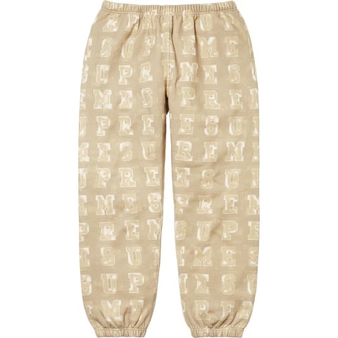Supreme Blocks Sweatpant - Tan