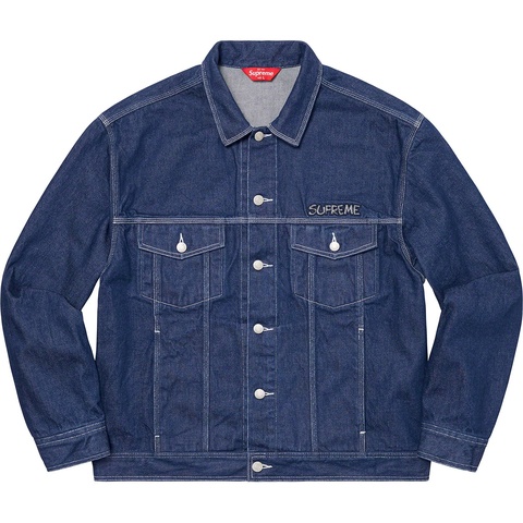 Supreme Supreme®/Smurfs™ Denim Trucker Jacket - Blue