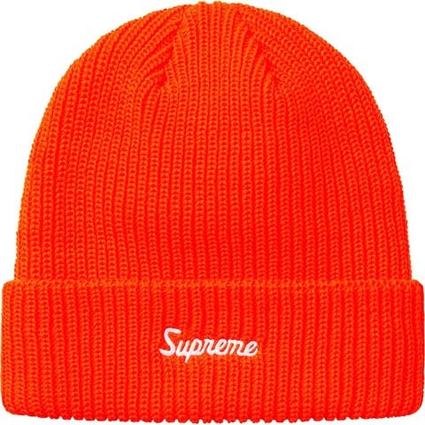 Supreme Loose Gauge Beanie 1 - Bright Orange