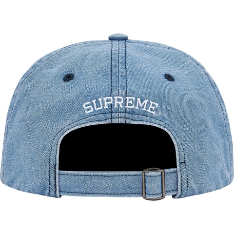 Supreme Multi Color Logo 6-Panel - Light Denim