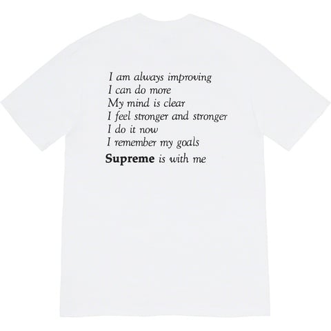 Supreme Stay Positive Tee - White