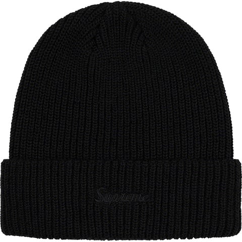 Supreme Loose Gauge Beanie 1 - Black