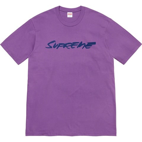 Supreme Futura Logo Tee - Purple