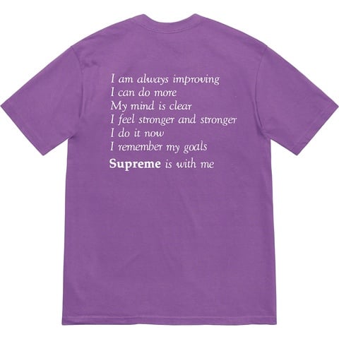 Supreme Stay Positive Tee - Purple