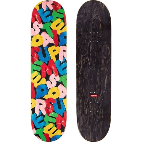 Supreme Balloons Skateboard - Black - 8.25" x 32.125" 
